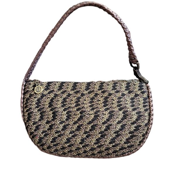 Eric Javits Metalic Woven Shoulder Bag - Picture 1 of 7